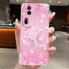 For Oppo Reno 11 Pro 5G 2023 Case Clear Luxury Fashion Butterfly Flowers Soft Shell Casing For Reno11 11Pro Reno11Pro Slim Cover
