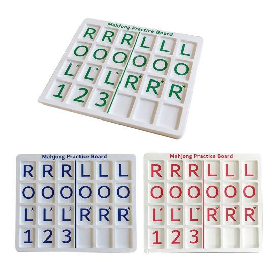 Mahjong Solo Übungsbrett Anfänger Mahjong Trainingswerkzeug Amerikanische Mahjong Strategiehilfe Leicht Tragbar Spieler Übung