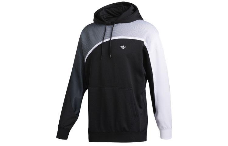 

Adidas Originals Sweatshirts Men s Black Hooded Moderate Regular FM1581 XS