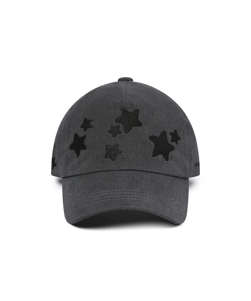 MISEKI SEOUL Midnight Stars Logo Ball Cap Charcoal