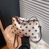 Compact and Stylish Polka Dot Single-shoulder Bag - A Niche Design for Single-shoulder Handbags