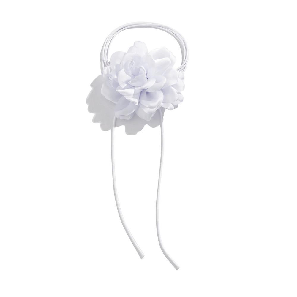 Exaggerated Design Rose Flower Adjustable Length Large Petal Clavicle Chain Romantic Style Big Rose Rope Y2K Accessories