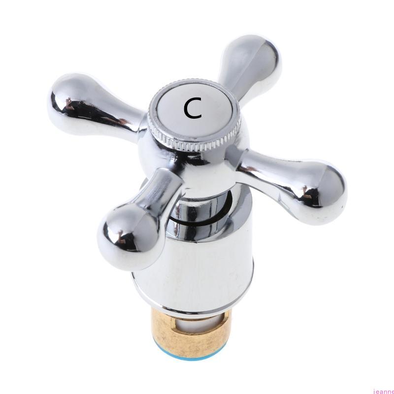 1Set Copper Cross Handle Bath Sink Faucet Handle for Kitchen Bathroom Accessory