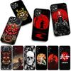Cover for Apple iPhone 16 15 14 Plus 13 12 Mini 17 Pro Max + ProMax 16E Air 16+ 15+ Case Japan Samurai Skeleton Skull Ninja