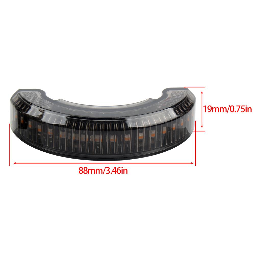 Motorcycle LED Turn Signal Light for BMW Honda Suzuki Kawasaki Front Shock Turn Signal Universal Motocross Street Racing