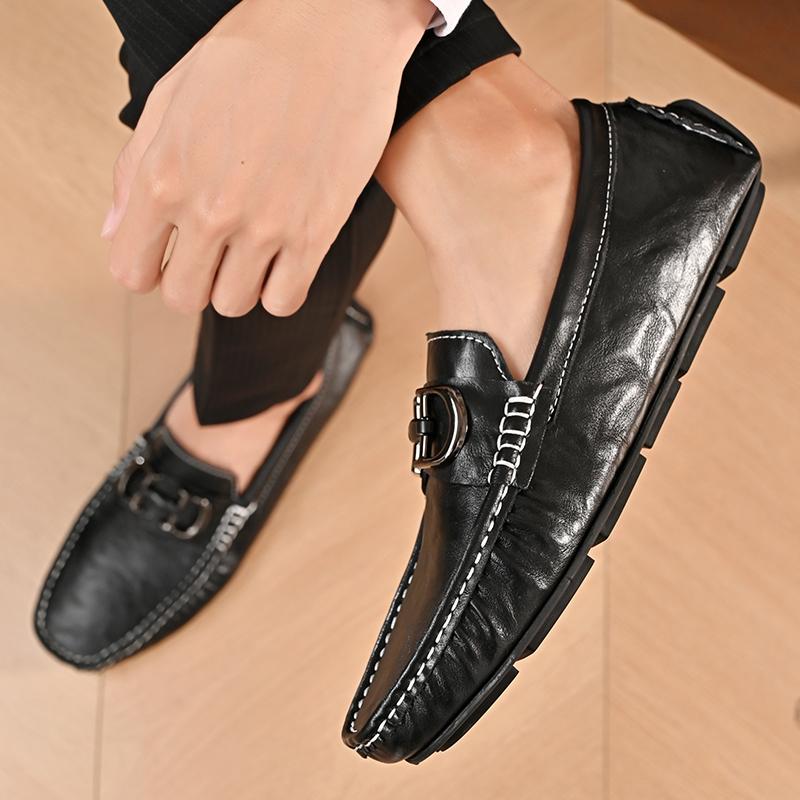 Fashion Classic Flats Luxury Brand Men Wedding Shoes Male Comfortable Loafers Men Slip-on Casual Shoes New Men Driving Shoes Moccasins