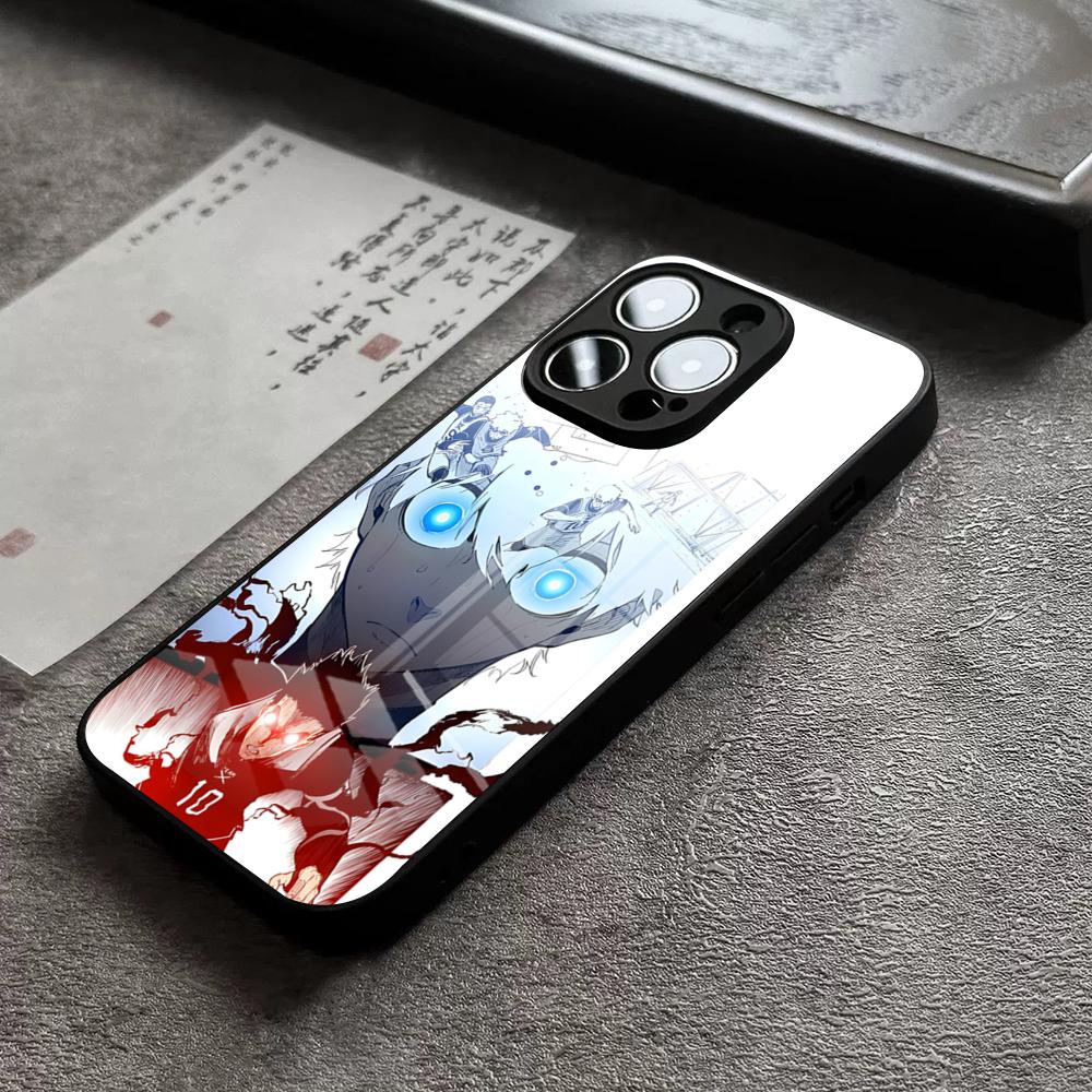 Blue Lock Anime Phone Case For IPhone 16 Pro Max 15 Plus 14 Pro 12 11 13 Mini X XR XS Max 8 7 Plus SE Glass Cover