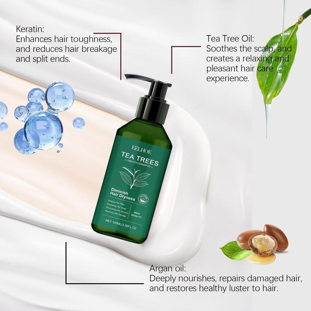 Shampoo Hair Conditioner Set Deep Cleaning Moisturizing Nourishing Repair Damaged Dry Oil Control Shampoos Tea Tree Hair Care