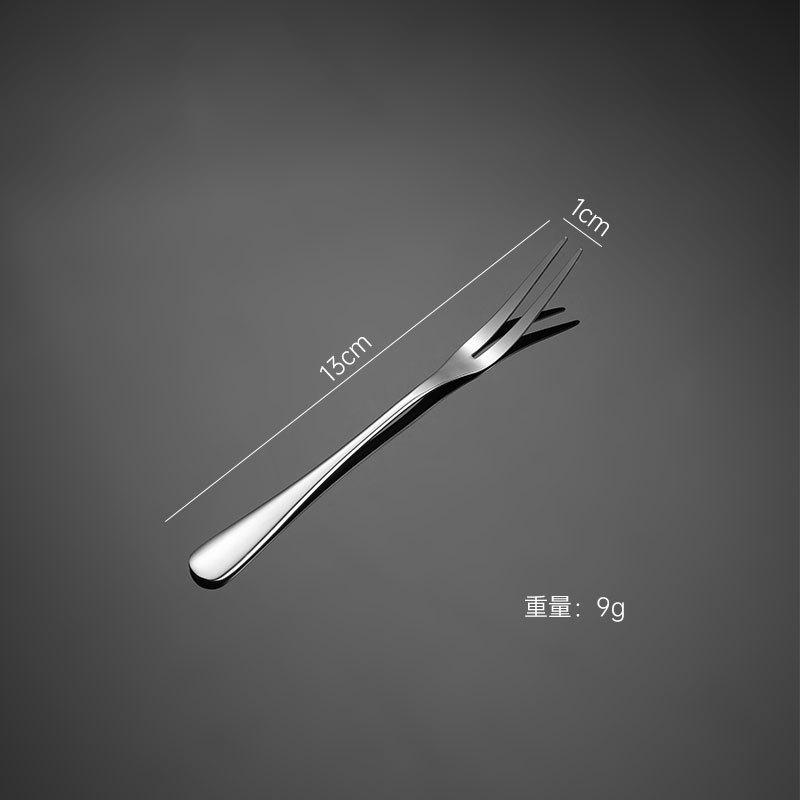 304 Stainless Steel Fork Tableware Steak Western Fork Household Dining Dessert Fruit Quality Salad Fork