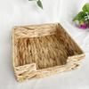 Rattan Tissue Box Holder With Lid For Living Room And Bathroom Decor