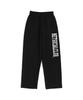 NET SOCIAL CLUB Straight Logo Straight Sweatpants (Black)