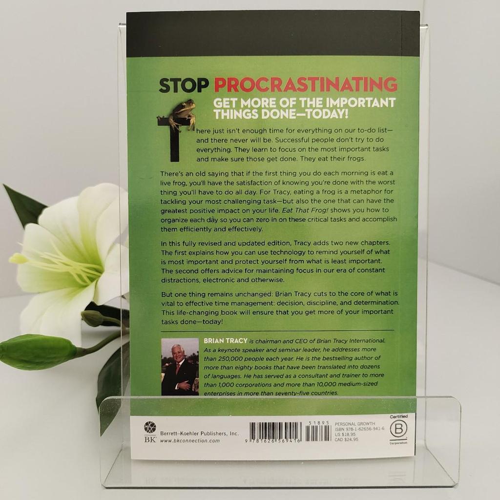 Eat That Frog: Key Time Management Rules by Brian Tracy