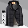 Fat Brother 2025 Plus Size Men's Hooded Down Jacket - Warm Winter Coat