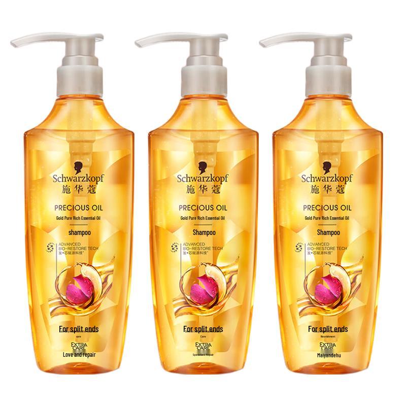 Schwarzkopf Gold Purity Rich Essential Oil Shampoo 3-Pack