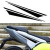 2pcs Motorcycle Side Fuel Tank Color Blocked Striped Waterproof Sticker Body Fender Vinyl Decoration Decal Auto Accessories