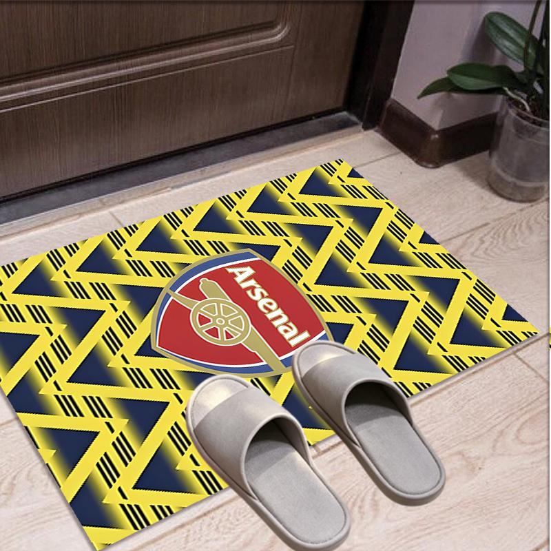 Arsenal F.C Muster Teppich, Innen-/Außenmatte, für Picknick, Spielzimmer, Schlafzimmer, Büro, Wohnzimmer, Heimdeko Teppich, Geburtstagsgeschenk