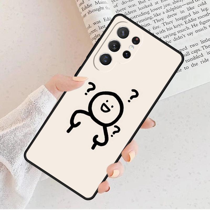 Cartoon Pretty People Phone Case For Samsung Galaxy S25 S23 S30 S8 S21 S20 FE S24 S22 Note 10 20 S8 Plus lite Ultra
