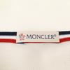 MONCLER White pique polo shirt tops S whiteUsed