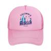 Medellin Kolumbien Skyline Reisebericht Netz Baseballkappe Für Damen Unisex FeUnisex Strand Dad Hat Hip Hop