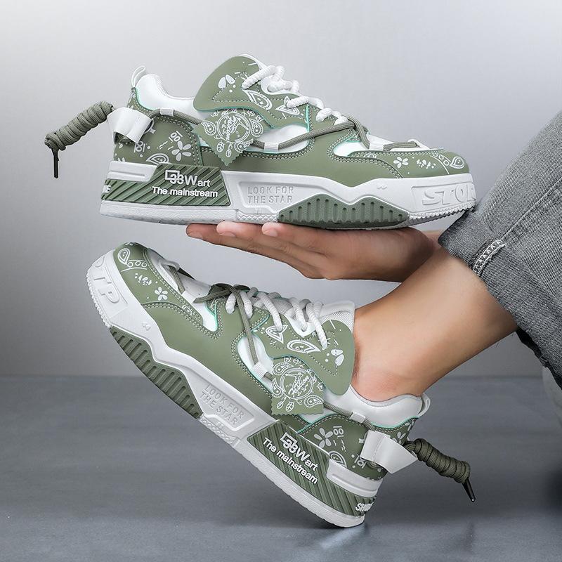 New autumn breathable board shoes ins shoes sports and leisure running shoes youth men's shoes non-slip shoes