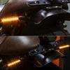 YD 12 LED Amber Flexible Scooter Lighting System Yellow Turn Signal Indicator Lights for Motorcycle Lights