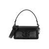 Tabby 20 Logo Coated Canvas And Leather Crossbody Bag Women Bags Black CQ765-MWO1U