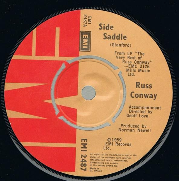 7inch Record RUSS CONWAY - Side Saddle EMI2487 EMI 1976 UK Pop Used