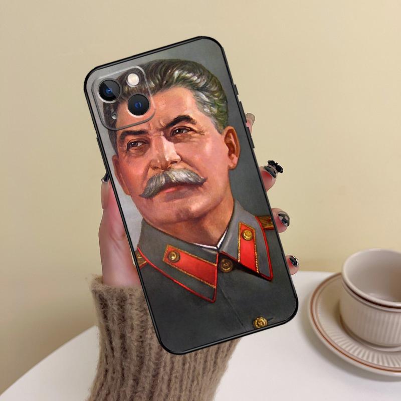 Russian Stalin Ussr Phone Case For iPhone 14 13 12 11 15 16 Pro Max 7 8 Plus X XR XS Max 12 13 Mini Cover Case
