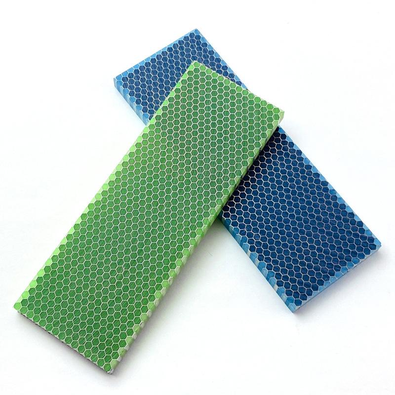 120x40x8MM C-Tek Honeycomb Pattern Resin Material for DIY Knife Handle Making Material Luminous Resin Material-1piece