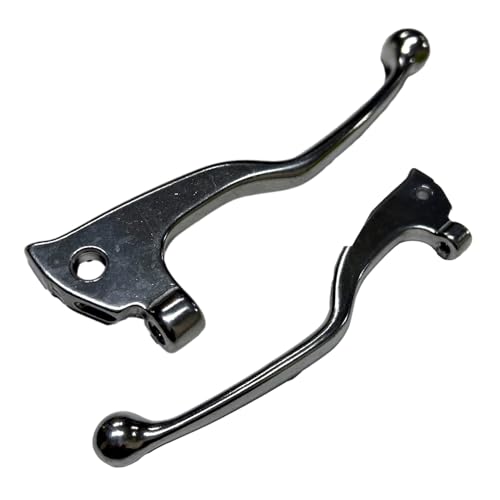 ALBA Brake Lever Set (Left and Right) for Majesty 250SV/ABS/C [R Disc] (1997-2006) and Others, Silver, BL-203-010-SL