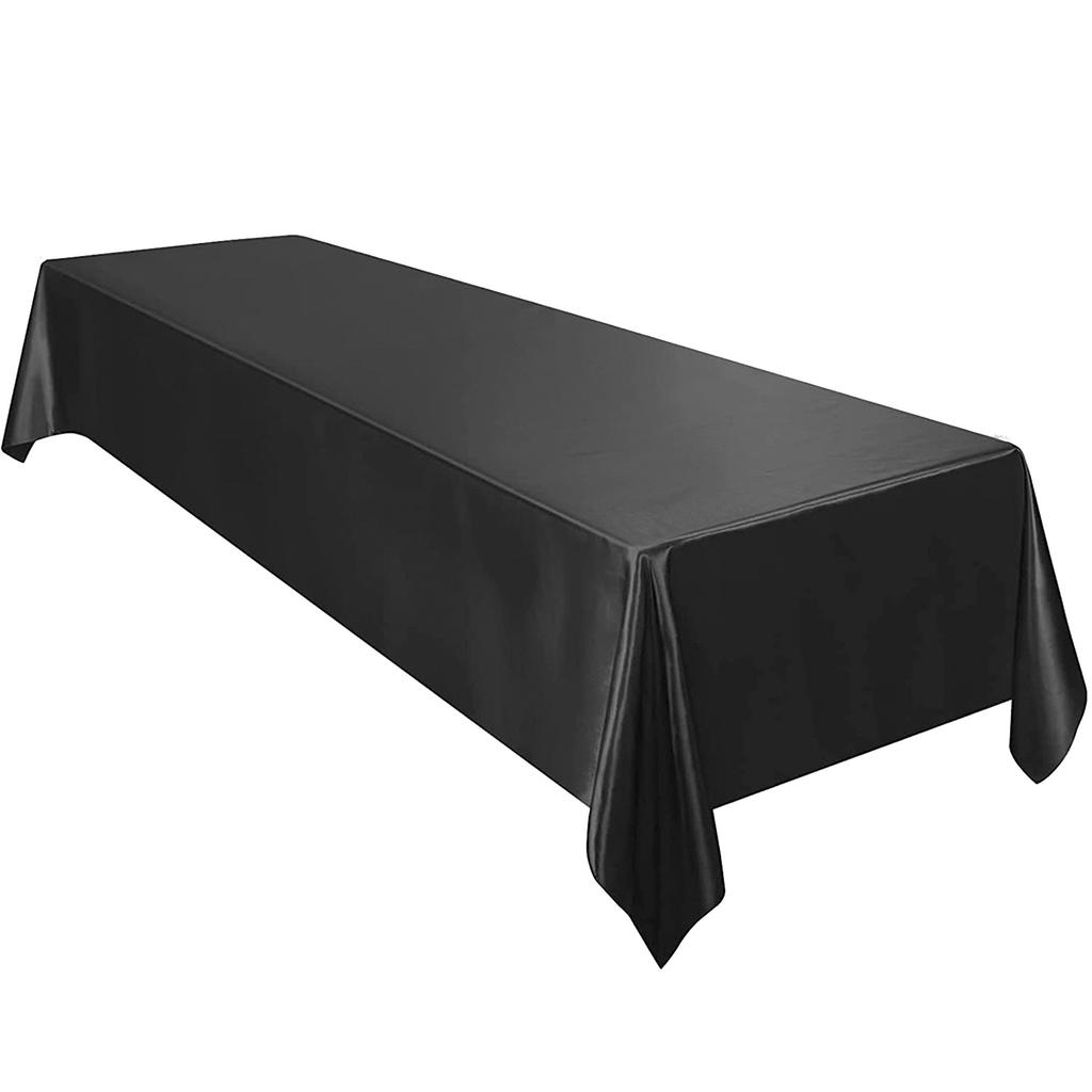 Decor Home Table Cloth Dining Table For Banquet Satin Tablecloth 1 PCS