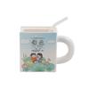 Creative Chinese Math Textbook Ceramic Cup Funny Fun Textbook Mug Office Gift Drinking Cup
