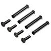 4Pcs Sturdy Fixing Chassis Fan Screws Enhanced Stability Quieter Operation Case Fan Screws Easy To Install Durable