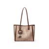 Tote Bag High Sense Large Capacity Shoulder College Student Commuting Leather Women'S Bag Luggage