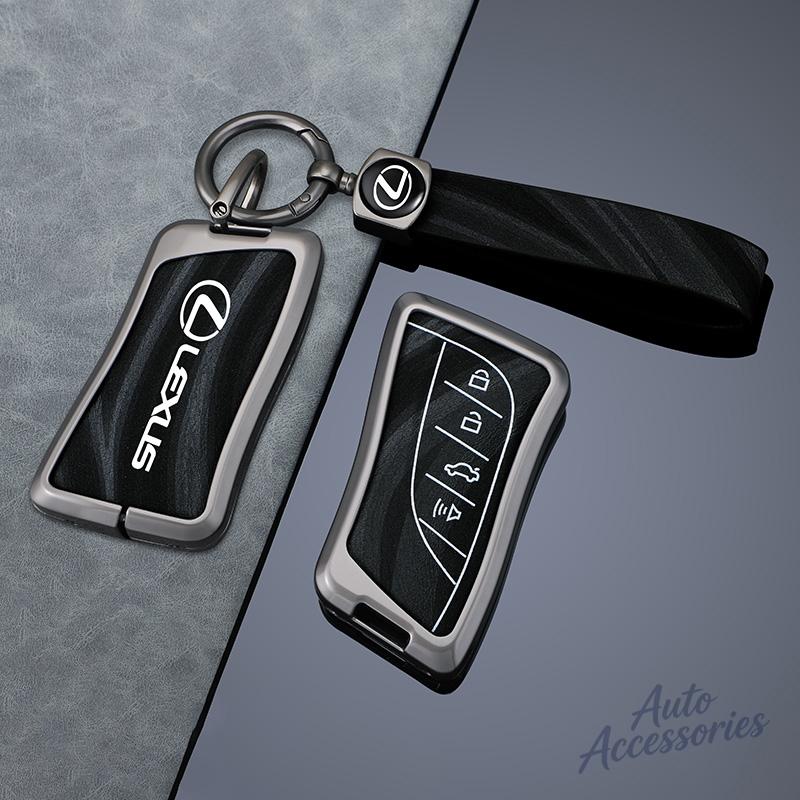 YOM1 3/4 Button Car Key Fob Case Cover Holder Shell For Lexus UX ES UX200 UX250h ES200 ES300h ES350 US200 US260h Protection Accessory
