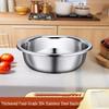 JingZhouYuan Thickened Food-Grade 304 Stainless Steel Basin