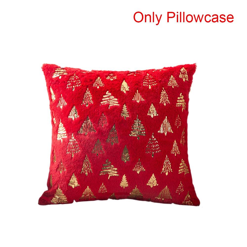 Christmas Day Pillowcase Pillow core protection Short Cushion Slipcover Removable Pillow Case Protector Holiday Supplies