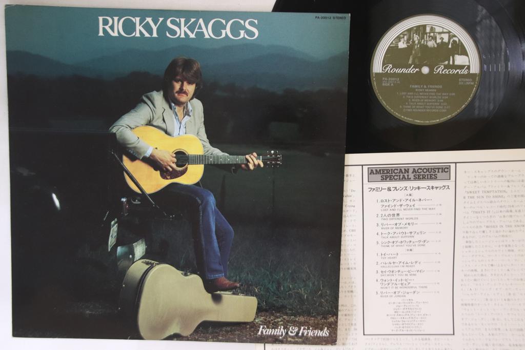 LP Record RICKY SKAGGS - Family & Friends PA20012 TRIO Japan Country/Folk Used