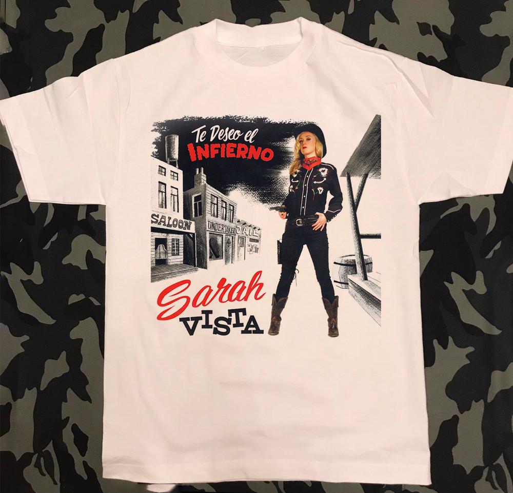 

Sarah Vista shirt Te Deseo El Infierno Shirt For Men Women Cotton SB110 Unisex T-Shirt S