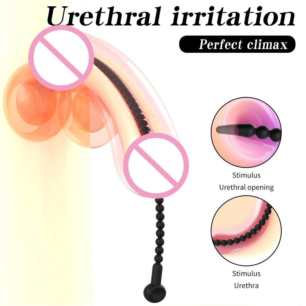 New silicone horse eye stick urethral blockage penis expansion stimulation plug alternative male masturbation adult products fun
