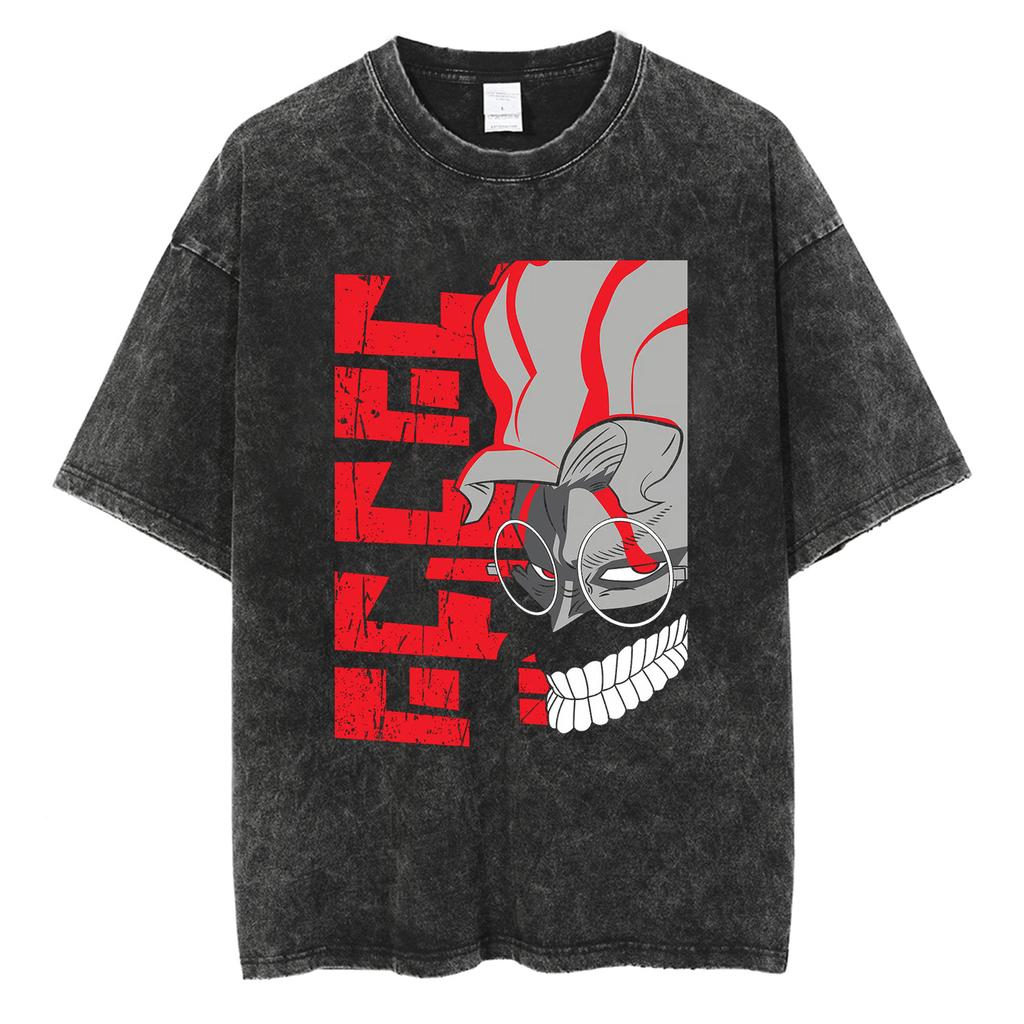 Anime Dandadan Ayase Momo Okarun Graphic T Shirt Men Women Manga Tshirt Washed Cotton Tee Harajuku Male Vintage Casual Tshirt