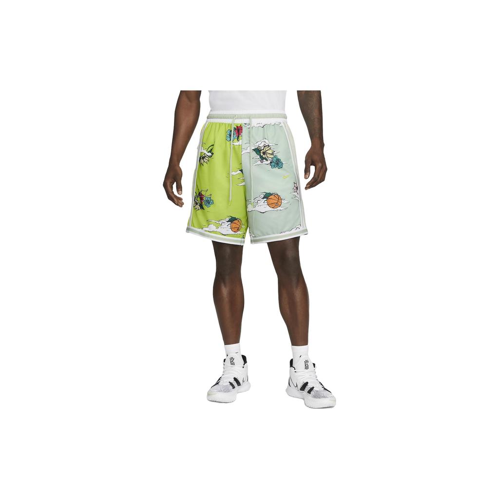 Nike Basketball Shorts Men's Original Green Moderate Straight Fit Pants DM8780-321