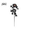 Halloween Themed Decor Eyeball Flower Stem, Artificial Rose Floral Pick with Eyeball, Party Decorations Gothic Black Branches for Vase, Home