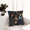 Dark Wild Forest Mushrooms Square Pillowcase Cushion Cover Pillow Case Throw Pillow Cover for Home Sofa Living Room