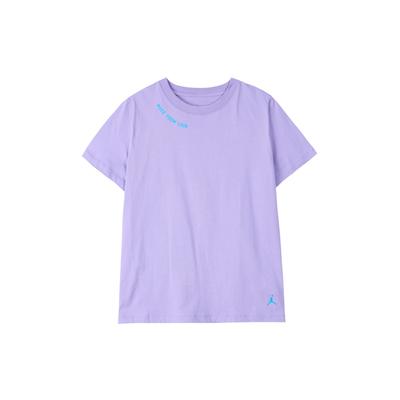 Lässiges Kurzarm-T-Shirt Damen Oberteile Laser-Blau FD0103-500