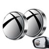 Blind Car Looking-Glass 2Pcs Suction Cup Small Round Looking-Glass 360 Wide Angle Reversing Auxiliary Blind Looking-Glass For