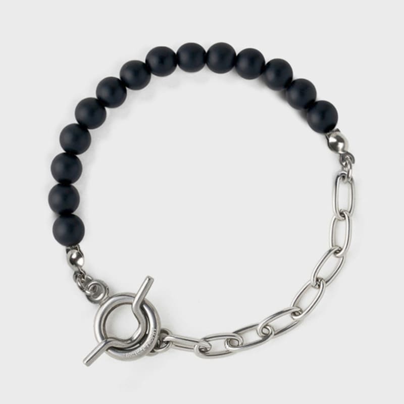 BICYCLE TROPHY BT Gemstone Bracelet 07 (2TYPE / 6mm Matte Onyx)