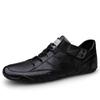 New Spring Breathable Driving Shoes Men's Fashion Shoes Men's Casual Leather Shoes Leather White Shoes