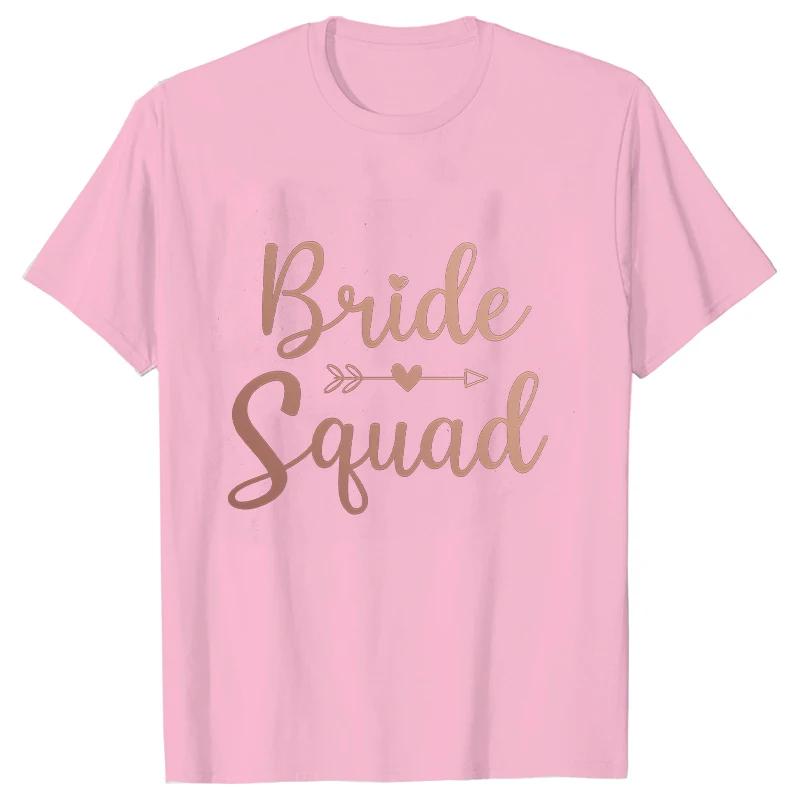 Verlobung Braut Hochzeit Party T-shirt Team Braut Kader Brautjungfer Tops Maid of Honour T-shirt Bachelorette Hen Party EVJF Tees