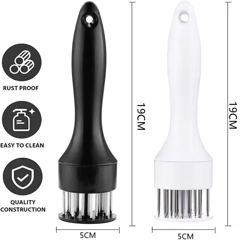 Paslanmaz Çelik Mutfak Biftek Çekiç Gevşek Et İğnesi Ev Domuz Pirzolası Bağlama Deliği Tendon Kırıcı Alet Yemek Pişirme Et Aletleri